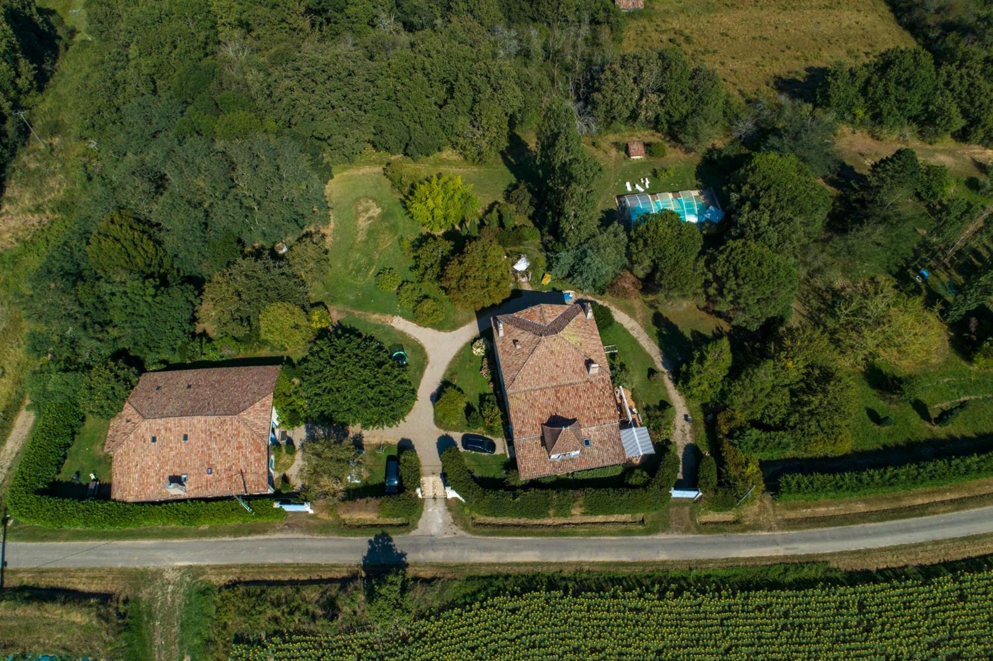 La Maison De L'Ecolieu Du Turc - Piscine Partagee Le Mas-dʼAgenais Екстериор снимка